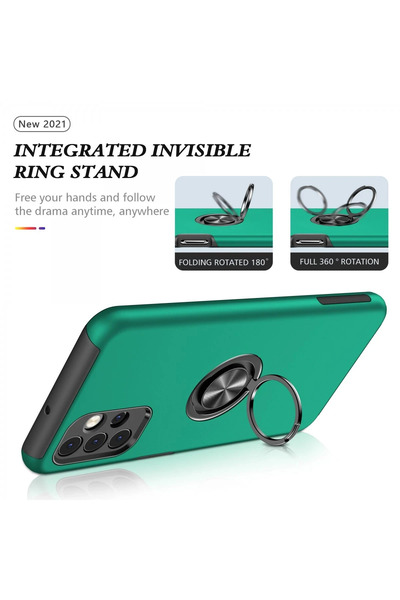 FREEDOM STOREE غطاء حماية نيو فيس لهاتف سامسونج جالاكسي A72 مع حلقة النخبة - ...