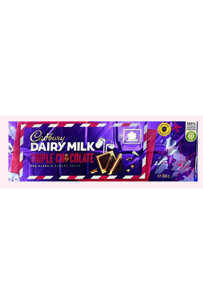 Cadbury Daıry Milk Trıple Chocolate the Classıc Creamy Taste Çikolata 300 gr