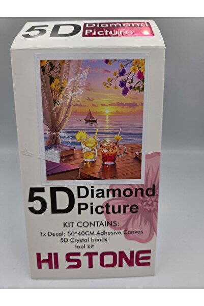 DUCK HOBY 50X40 Beaded Stone Mosaic Diamond Tapestry Board Table Painting Pic...