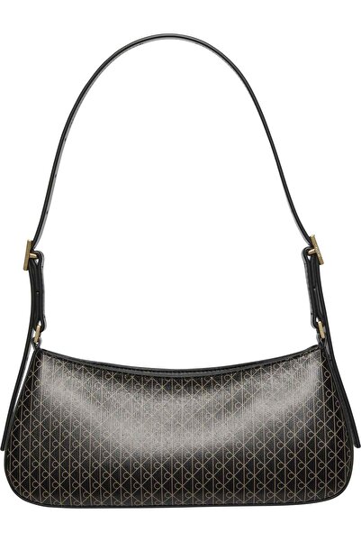 Calvin Klein Women's Brand Logo Black Handbag Suitable for Daily Use Lv04F332...