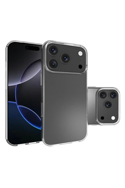 ASLPRL 17 Pro Max Lüx Şeffaf Silikon - Şeffaf