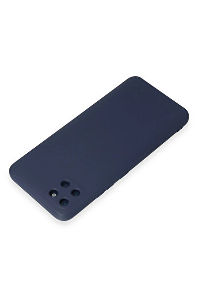 ZEMİRA HOME حافظة نيو فيس ريلمي C11 من السيليكون المخملي الداخلي - أزرق داكن