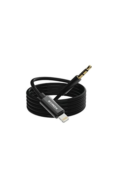 BRF BulguAvmSell Syrox DT24L-J Lightning - 3.5mm AUX 1mt Dönüştürücü Ses Kabl...