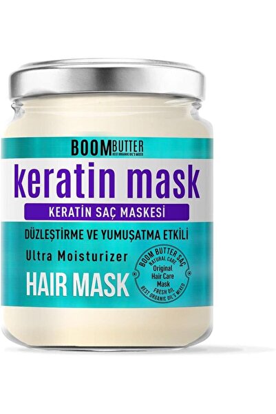BOOM BUTTER Keratin Strengthening Hair Mask, 190 ml