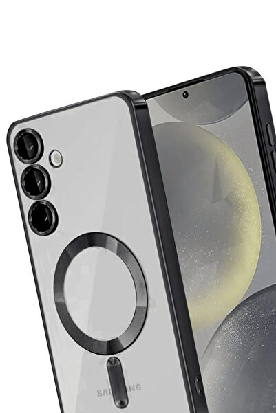 POYRAZ MARKET غطاء نيو فيس سامسونج جالاكسي A15 4G كروس ماجنيتيك سيف - أسود