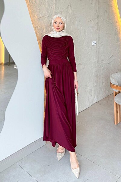 Hazamoda Jordan Sandy Skirt Suit Burgundy