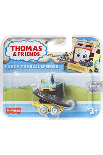 Thomas&Friends Toy Train, Diecast Sandy the Rail Speeder Engine, Preschool Toy