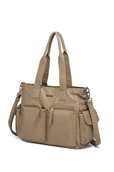 Solo Bag Wash Leather Multi-Compartment Stylish Soft Leather Shoulder Crossbo...