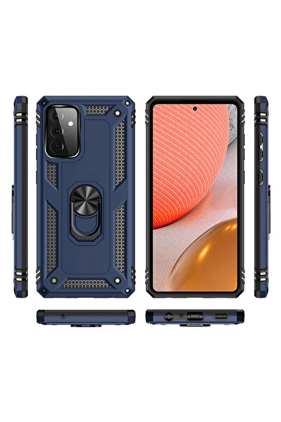 FREEDOM STOREE جراب Newface لهاتف سامسونج جالاكسي A72 غطاء سيليكون مع حلقة صو...