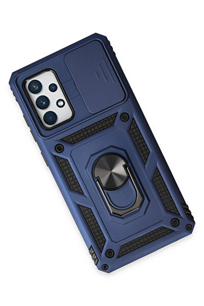 FREEDOM STOREE حافظة نيو فيس لهاتف سامسونج جالاكسي A72 مع حلقة عدسة من السيلي...