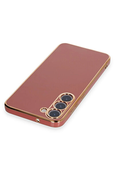 CT STONES نيوفيس حافظة سامسونج جالاكسي S23 بلس سيليكون - أحمر