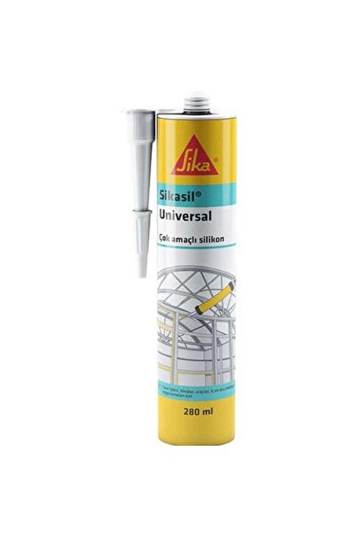 Sika Sikasil GP115 Universal Çok Amaçlı Silikon 280 ml Şeffaf - Duşakabin, Ba...
