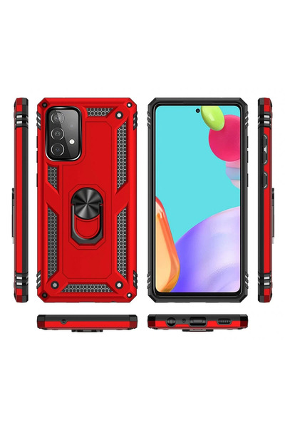 POYRAZ MARKET نيوفايس حافظة سامسونج جالاكسي A33 5G غطاء سيليكون مع حلقة صوفيا...