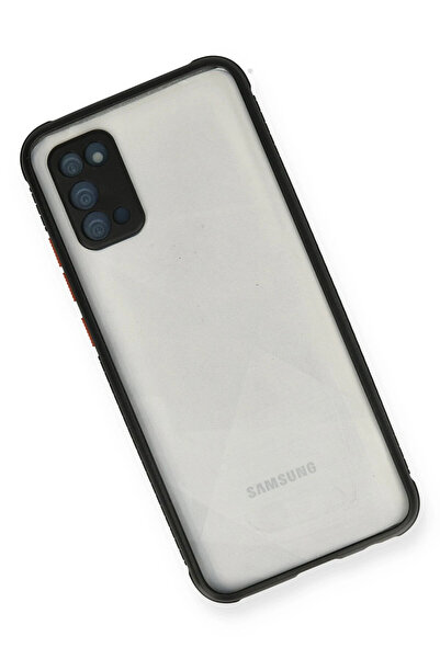 FREEDOM STOREE نيوفيس حافظة سامسونج جالاكسي A02S ميامي سيليكون شفاف - أسود