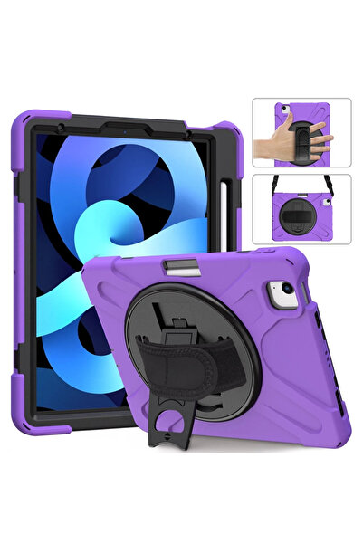 POYRAZ MARKET حافظة نيو فيس لجهاز ايباد برو 11 (2020) غطاء تابلت مذهل - بنفسجي