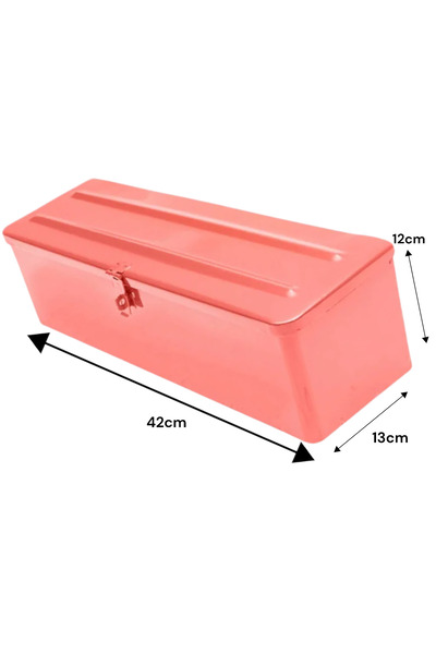 OEM Cutie depozitare tractor scule,masini agricole, material rezistent L42x13x12 cm,rosu
