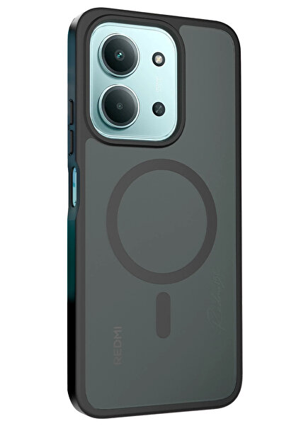 FREEDOM STOREE غطاء جوكو شاومي ريدمي 15C 4G جوتا ماجسيف - أسود