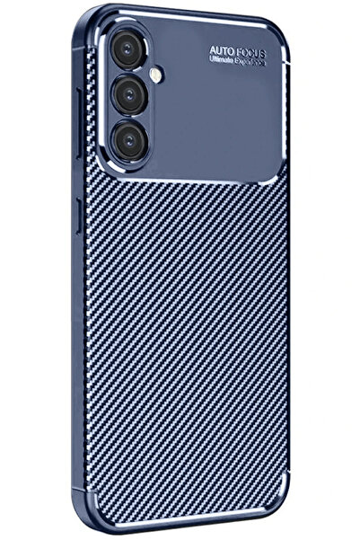 CT STONES حافظة Newface لهاتف Samsung Galaxy S24 FE ذات غطاء كربوني بتركيز تل...