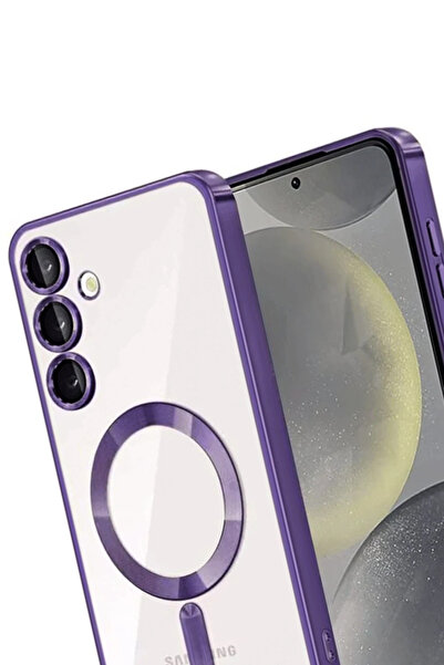 POYRAZ MARKET غطاء نيو فايس سامسونج جالاكسي A36 كروس ماجنيتيك سيف - أرجواني