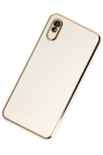 ZEMİRA HOME نيوفيس - حافظة هاتف Xiaomi Redmi 9A من السيليكون - أبيض