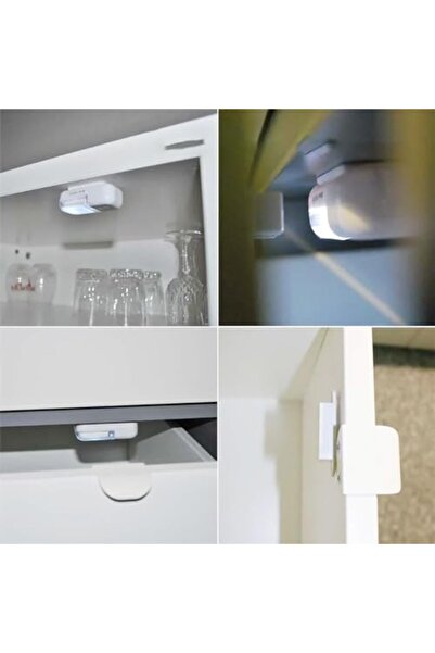 STOREMAX 2 Adet Otomatik Manyetik Sensörlü 1W 10Lm Led Lamba, Dolap içi, Araç...