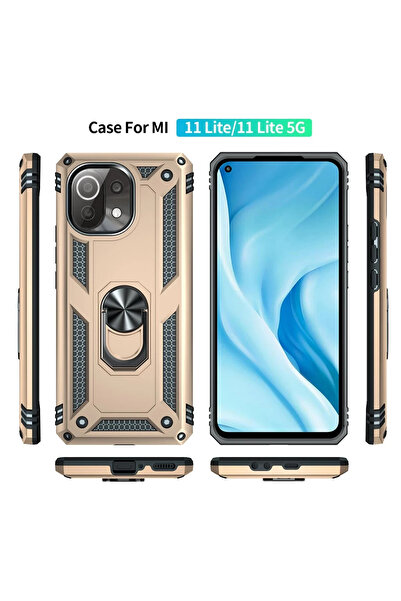 FREEDOM STOREE غطاء حماية سيليكون لهاتف Xiaomi Mi 11 Lite من Newface مع حلقة ...