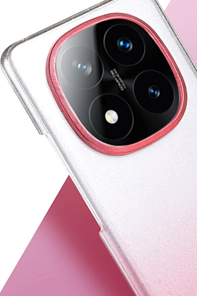 FREEDOM STOREE غطاء لامع جديد لهاتف Xiaomi Redmi Note 14 Pro 5G - أسود