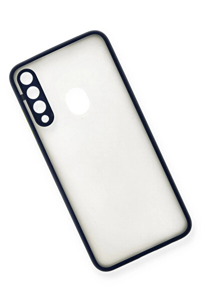 CT STONES غطاء حماية سيليكون مونتريال لهاتف هواوي Y6P من Newface - أزرق داكن