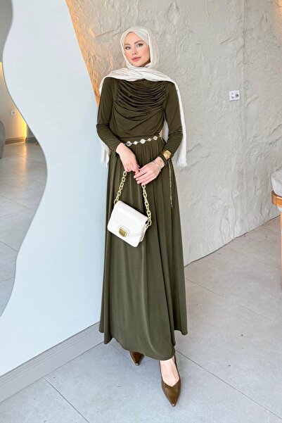 Hazamoda Jordan Sandy Skirt Suit Khaki