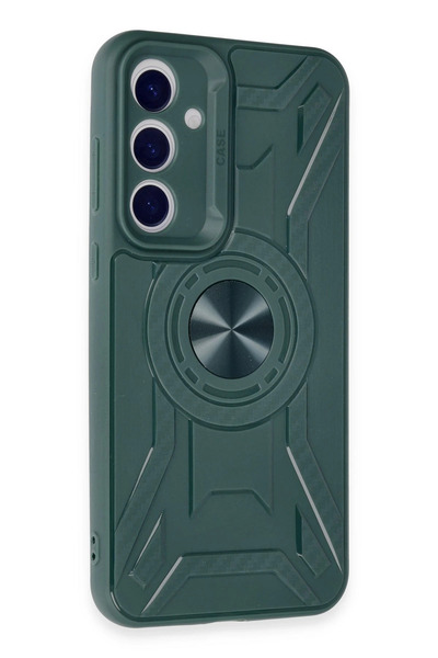 POYRAZ MARKET نيوفايس حافظة سامسونج جالاكسي A15 4G من السيليكون لينكولن - أخض...