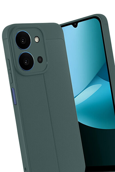 Hsc bilişim غطاء Xiaomi Redmi 15C 4G ذو التركيز التلقائي - أخضر داكن