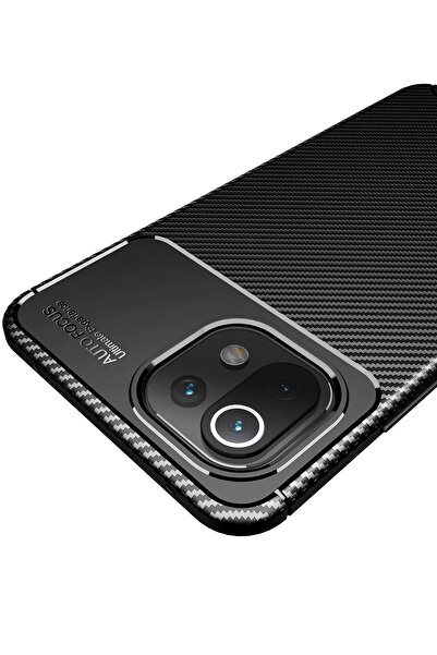 FREEDOM STOREE غطاء حماية كربوني من نيو فيس لهاتف شاومي مي 11 لايت مع تركيز ت...