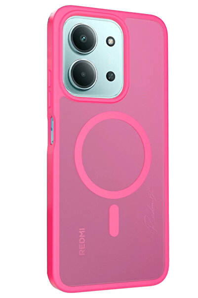 FREEDOM STOREE غطاء جوكو شاومي ريدمي 15C 4G جوتا ماجسيف - وردي