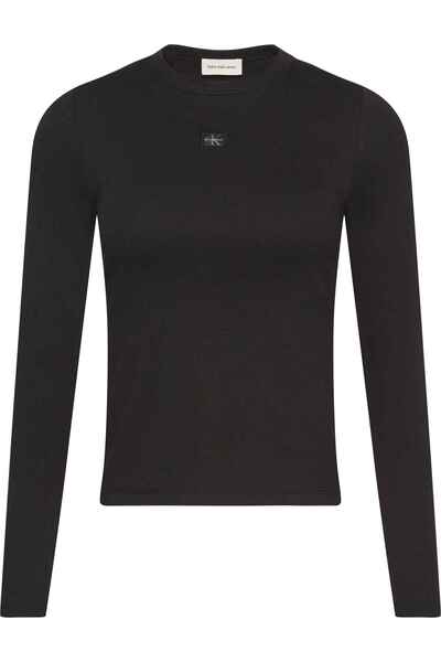 Calvin Klein Women's Brand Logo Black T-Shirt Suitable for Daily Use Lv047E20...