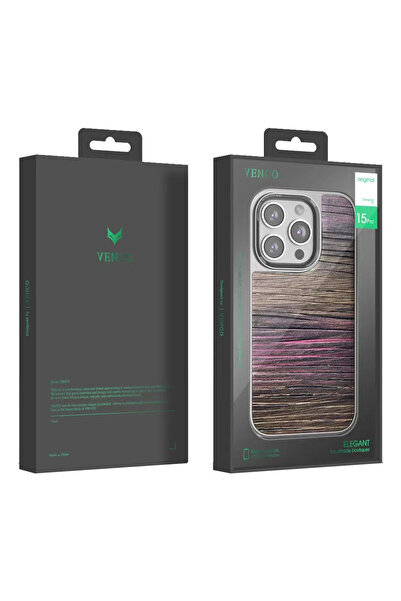 POYRAZ MARKET غطاء فينكو ايفون 15 برو ويف - بني