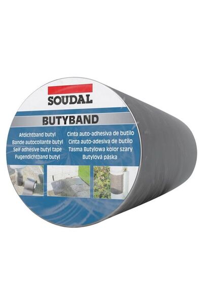 Soudal Butyband / Butil Esaslı Folyo Bant 7,5 Cm Genişlik 10 Mt Uzunluk