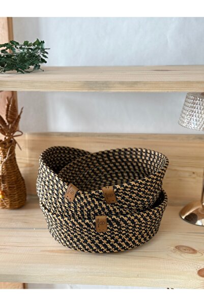 VELLORA HOME 3-Piece Basket Set, Multi-Purpose Basket, Bathroom and Kitchen O...