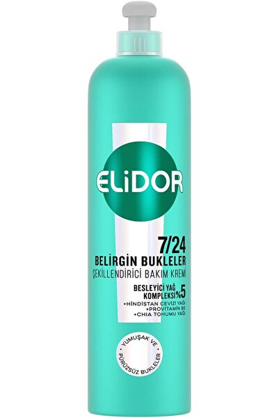 BRF ElivoraSell Elidor 7/24 Belirgin Bukleler Saç Bakım Kremi 240 Mililitre 1...