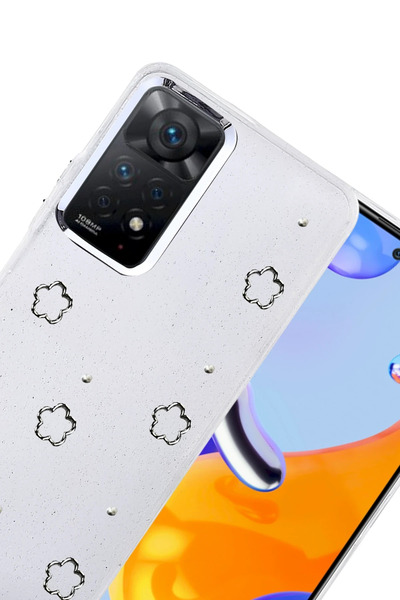 FREEDOM STOREE غطاء نيو فايس شاومي ريدمي نوت 11 برو بنمط فيونك - نمط 2