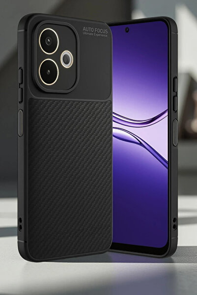 CT STONES غطاء حماية Newface لهاتف Oppo A5 Pro 4G، غطاء كربوني بتركيز تلقائي ...