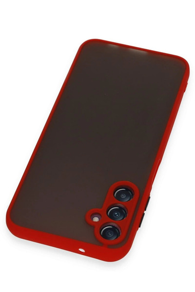 FREEDOM STOREE نيوفايس حافظة سامسونج جالاكسي A15 4G غطاء سيليكون مونتريال - أحمر