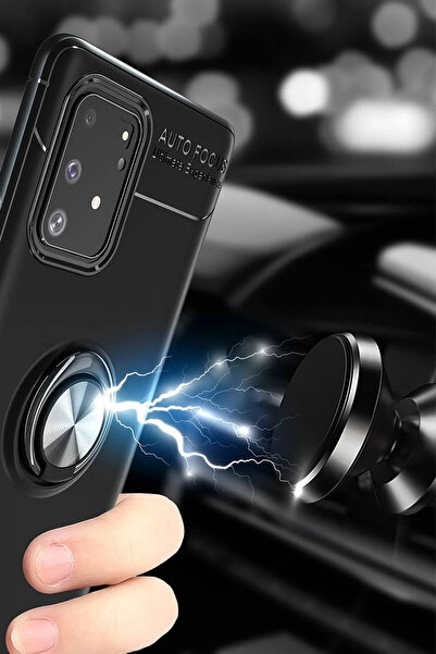 FREEDOM STOREE حافظة Newface لهاتف سامسونج جالاكسي A91 / S10 Lite مع حلقة من ...