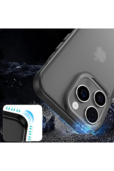 FREEDOM STOREE غطاء حماية أنيق لهاتف آيفون 16 برو من نيو فيس - أزرق داكن