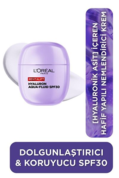 L'Oreal Paris Revitalift Hyaluronik Asit İçeren Dolgunlaştırıcı Etkili SPF30 ...