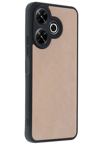 MKR حافظة نيو فيس لهاتف Xiaomi Redmi 13 4G من الجلد - مسحوق