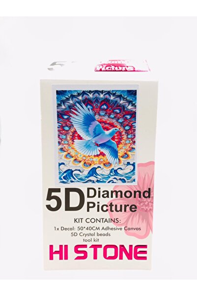 DUCK HOBY 50X40 Beaded Stone Mosaic Diamond Tapestry Board Table Painting Pic...