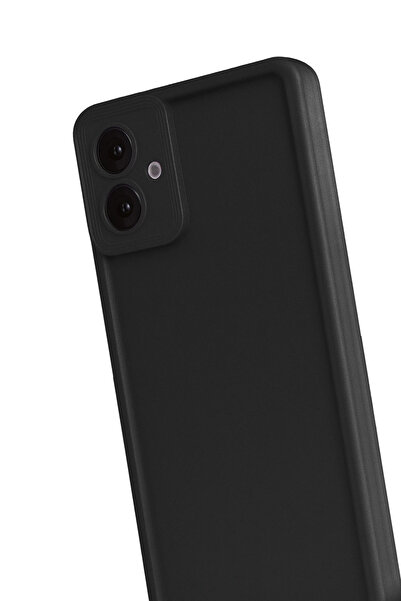 POYRAZ MARKET نيوفيس سامسونج جالاكسي A07 4G فييرا سيليكون - أسود