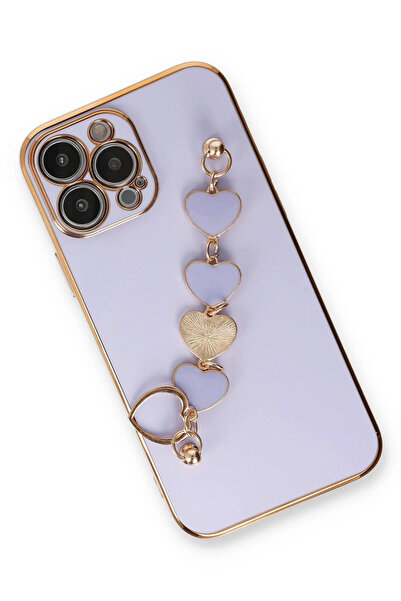 FREEDOM STOREE حافظة نيو فيس لهاتف آيفون 14 برو ماكس من السيليكون - ليلك