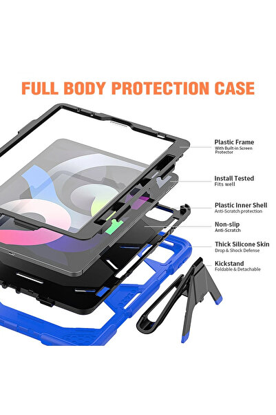 ZEMİRA HOME غطاء حماية لجهاز ايباد برو 11 (2020) من نيو فيس - جريفين - أزرق