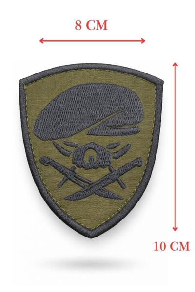 SINGLE SWORD Embroidery Patch - Large Size Beret-Knife Veil